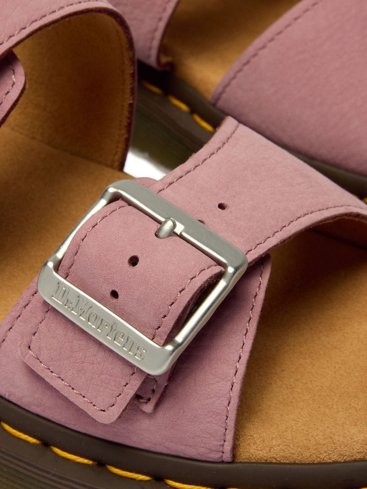 Dr. Martens Josef Dusty Rose Sandalen aus gefrästem Nubukleder - Bild 5 von 5