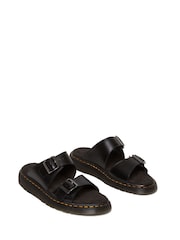 Dr. Martens Black Josef  Analine Slide Sandals - Image 4 of 5