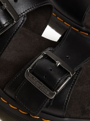 Dr. Martens Black Josef  Analine Slide Sandals - Image 5 of 5