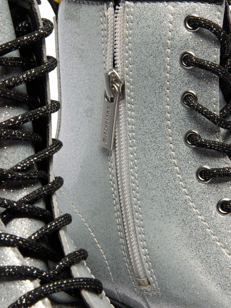 Dr. Martens 1460 Nebula Glitter 8 Eye Boots - Imaginea 5 din 5