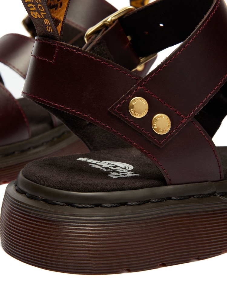 Dr. Martens Red Gryphon Charro Atlas Strap Sandals - Image 4 of 4