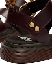 Dr. Martens Red Gryphon Charro Atlas Strap Sandals - Image 8 of 8