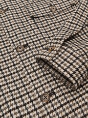 Reiss Grey Liam Houndstooth Shirt - Image 7 of 7