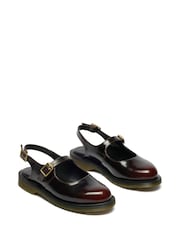 Dr. Martens Red Madaline Cherry Arcadia Mary Jane Shoes - Image 2 of 6