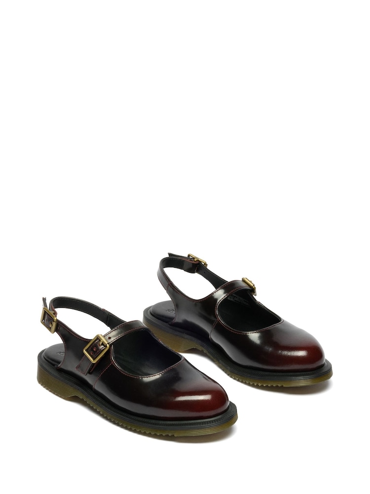 Dr. Martens Red Madaline Cherry Arcadia Mary Jane Shoes - Image 2 of 6 Dr. Martens Red Madaline Cherry Arcadia Mary Jane Shoes - Image 2 of 6