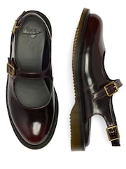 Dr. Martens Red Madaline Cherry Arcadia Mary Jane Shoes - Image 4 of 6