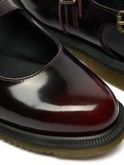 Dr. Martens Red Madaline Cherry Arcadia Mary Jane Shoes - Image 6 of 6