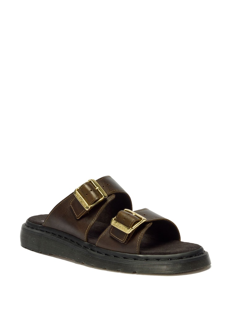 Dr. Martens Green Josef Olive Wyoming Slide Sandals - Image 1 of 5 Dr. Martens Green Josef Olive Wyoming Slide Sandals - Image 1 of 5