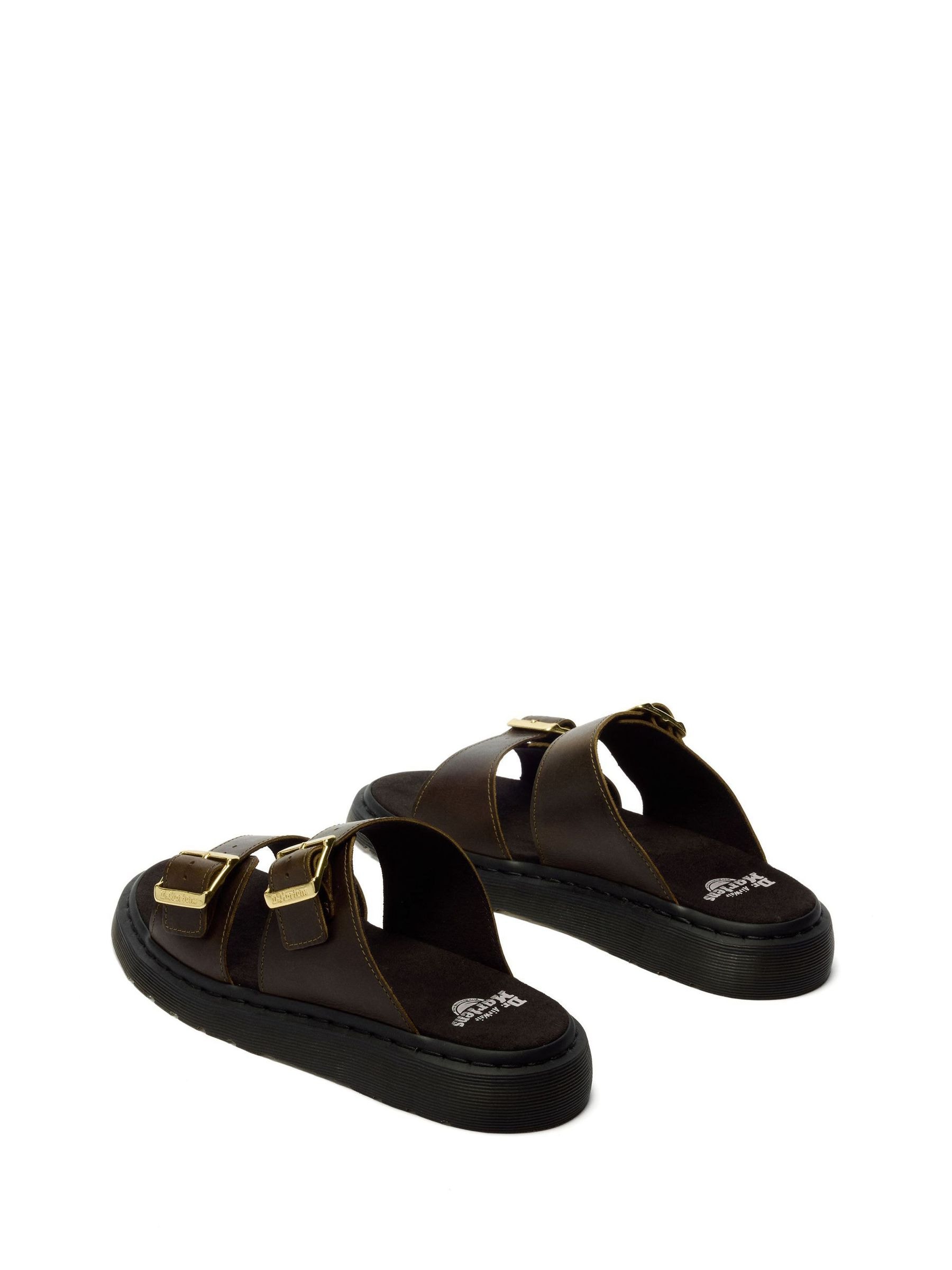 Buy Dr. Martens Green Josef Olive Wyoming Slide Sandals from Next USA