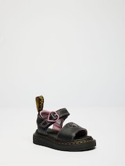 Dr. Martens Black Marlowe Hearts II Nebula Glitter Sandals - Image 1 of 6