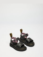 Dr. Martens Black Marlowe Hearts II Nebula Glitter Sandals - Image 2 of 6