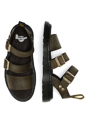 Dr. Martens Green Gryphon Charro Atlas Strap Sandals - Image 4 of 6