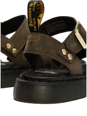Dr. Martens Green Gryphon Charro Atlas Strap Sandals - Image 7 of 8