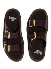 Dr. Martens Red Josef Charro Atlas Slide Sandals - Image 4 of 6