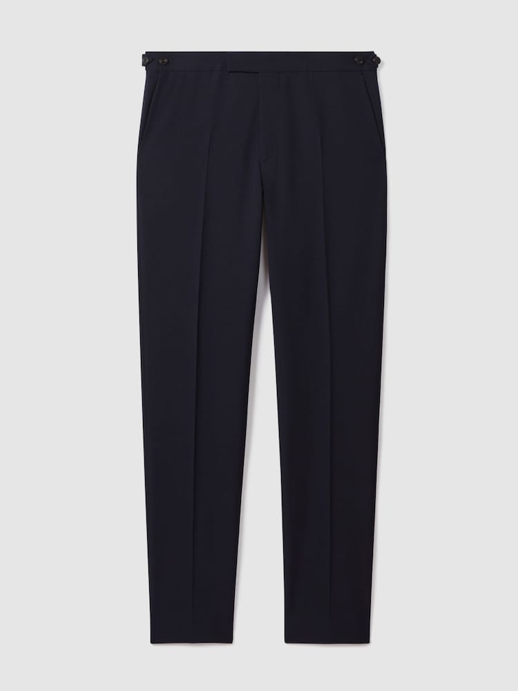 Reiss Navy Belmont Trousers - Image 2 of 5 Reiss Navy Belmont Trousers - Image 2 of 5