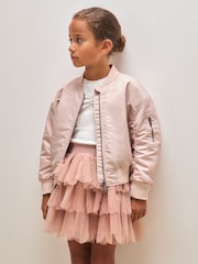 Reiss Pink Finn 13-14 yrs Reiss | Royal Ballet Bomber Jacket - Image 2 of 4