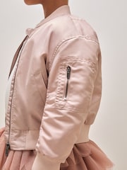 Reiss Pink Finn 13-14 yrs Reiss | Royal Ballet Bomber Jacket - Image 3 of 4