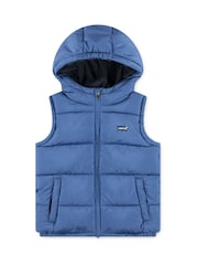 Levi's® Blue Batwing Logo Puffer Gilet - Image 2 of 5