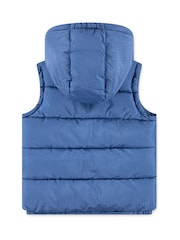 Levi's® Blue Batwing Logo Puffer Gilet - Image 3 of 5