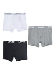 Levi's® White Boxers 3 Pack - Image 1 of 3