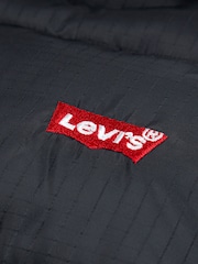 Levi's® Black Batwing Logo Puffer Gilet - Image 3 of 4