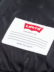 Levi's® Black Batwing Logo Puffer Gilet - Image 4 of 4