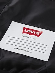 Levi's® Black A Line Logo Midweight Puffer Coat - Image 4 of 4
