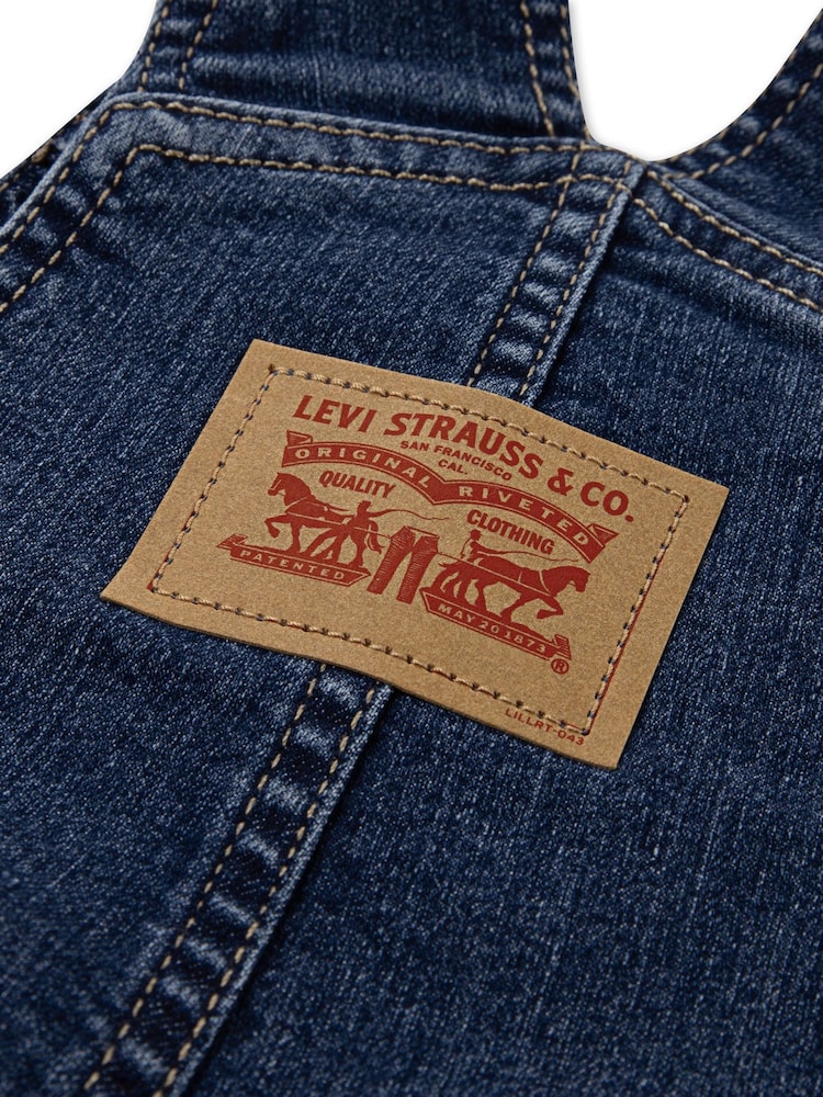 Buy Levi's® Blue Baby Logo Denim Dungarees from Next Italy