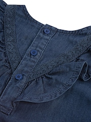 Levi's® Baby Western Ruffle Logo Dress & Bloomers Set - صورة 3 من 4