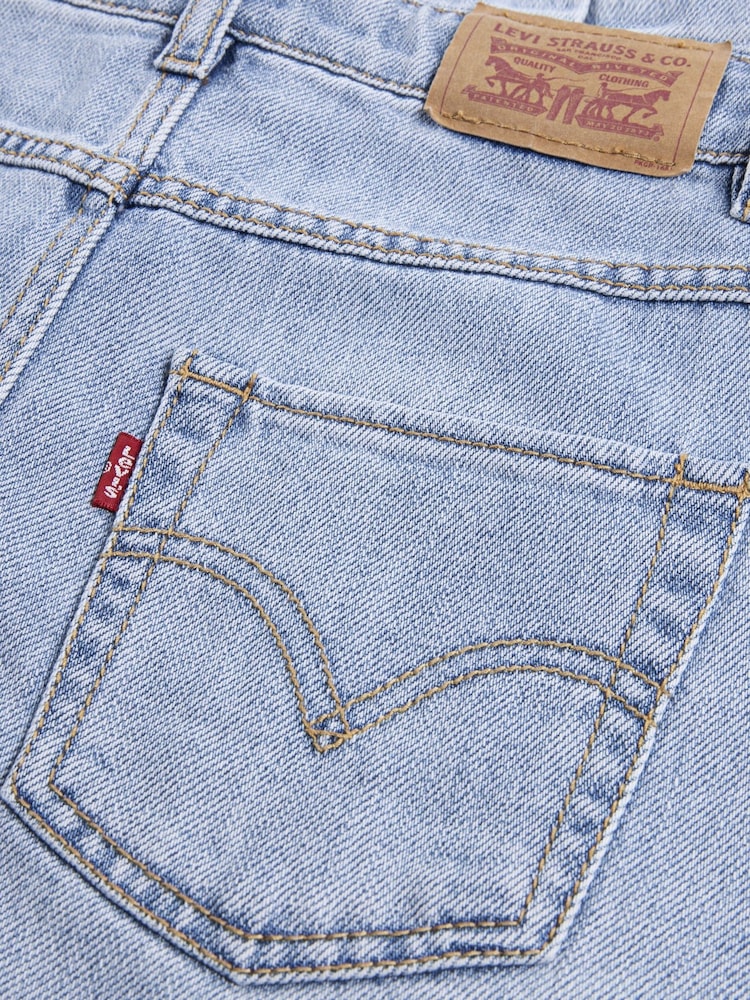 Levi's® Blue Long Sleeve Western Denim Dress With Logo - Image 4 of 4 Levi's® Blue Long Sleeve Western Denim Dress With Logo - Image 4 of 4