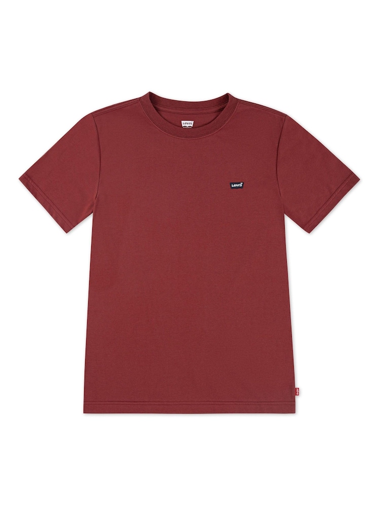 Levi's® Red Short Sleeve Batwing Chest Hit T-Shirt - Image 1 of 3 Levi's® Red Short Sleeve Batwing Chest Hit T-Shirt - Image 1 of 3