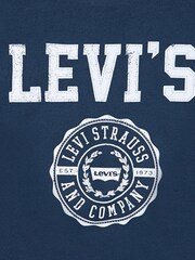 Levi's® Blue Collegiate Logo Crew Neck Sweater - Image 3 of 3