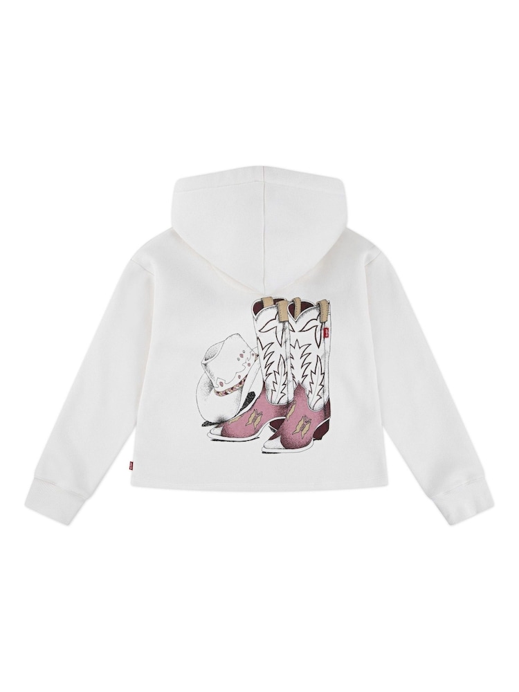 Levi's® Cream Meet And Greet Western Back Graphic Print Hoodie - Image 2 of 4