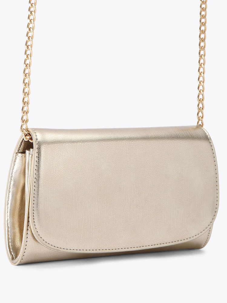 KG Kurt Geiger Gold Brown Bag - Image 2 of 5 KG Kurt Geiger Gold Brown Bag - Image 2 of 5