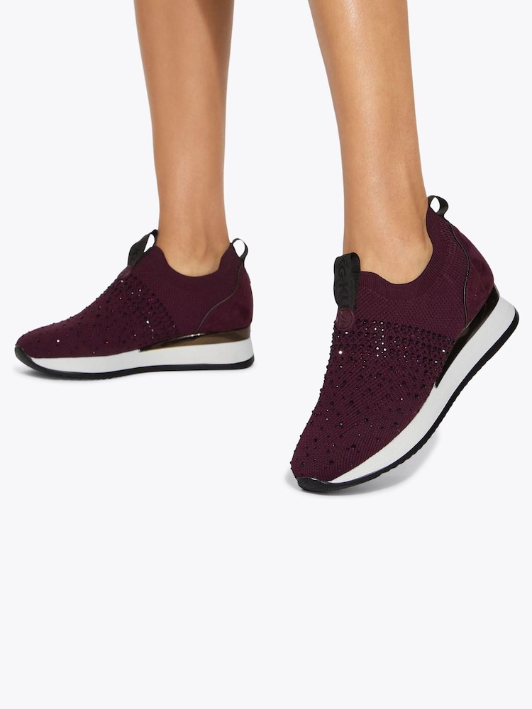 KG Kurt Geiger Red Lara2 Trainers - Image 1 of 5 KG Kurt Geiger Red Lara2 Trainers - Image 1 of 5