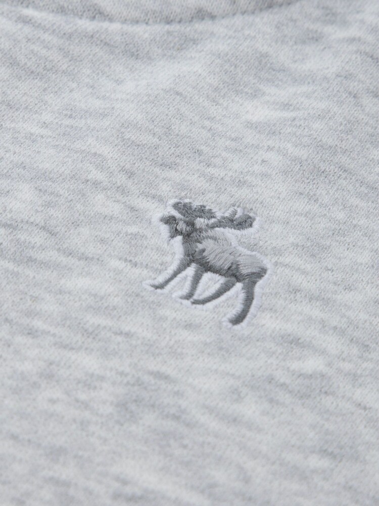 Abercrombie & Fitch Grey Zip Up Hoodie - Image 14 of 14