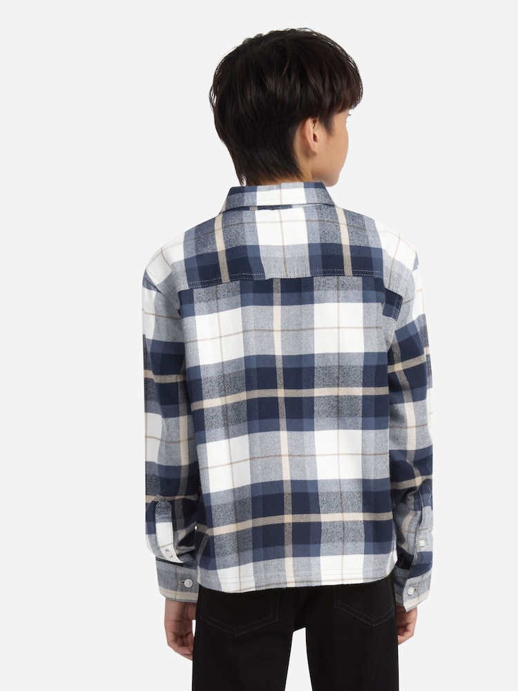 modra - Abercrombie & Fitch flanelasta srajca z dolgimi rokavi - Slika 2 iz 7