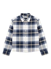 modra - Abercrombie & Fitch flanelasta srajca z dolgimi rokavi - Slika 4 iz 7