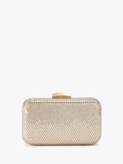 KG Kurt Geiger Gold Fleur Box Bag - Imagem 1 de 4
