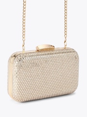KG Kurt Geiger Gold Fleur Box Bag - Imagem 4 de 4