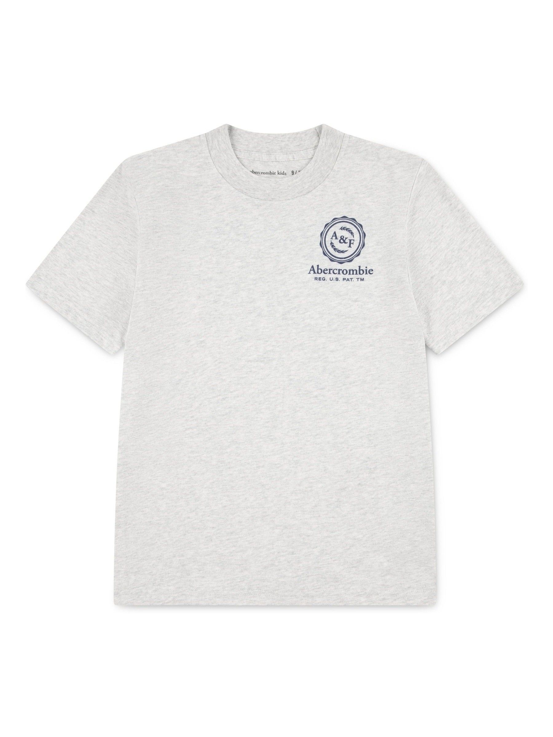 Next：日本 グレー - Abercrombie & Fitch バックプリント ロゴ