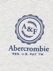 Gris - Abercrombie & Fitch Back Print Logo Graphic Short Sleeve T-Shirt - Imagen 6 de 6