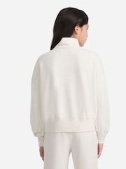Creme - Abercrombie & Fitch Essentials Half Zip Sweatshirt - Bild 3 von 13