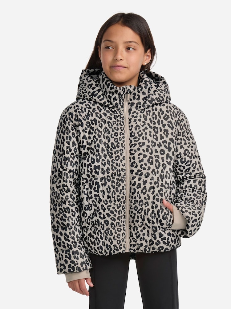Abercrombie & Fitch Brown Midweight Puffer Jacket - Image 1 of 8