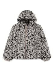 Abercrombie & Fitch Brown Midweight Puffer Jacket - Image 7 of 8