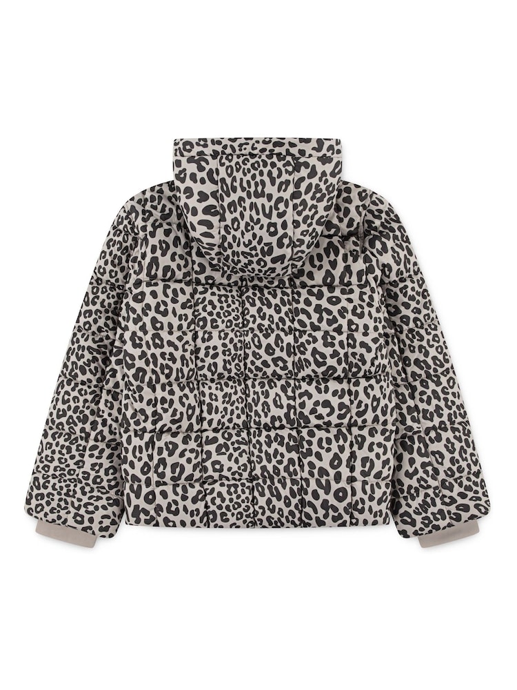 Abercrombie & Fitch Brown Midweight Puffer Jacket - Image 8 of 8