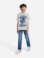 Abercrombie & Fitch Natural Championship Graphic Short Sleeve T-Shirt - Image 3 of 11