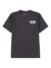 Abercrombie & Fitch Logo City Stack T-Shirt With Back Print - Image 1 of 4
