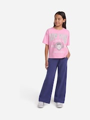 Abercrombie & Fitch Essentials Wide Leg Fleece Joggers - Image 3 of 6