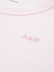 Abercrombie & Fitch Pink Tie Front Short Sleeve T-Shirts 3 Pack - Image 3 of 4
